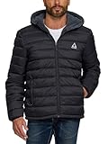 Gerry Puffer Jacket Men with Sherpa Lining and Hood – Warm Winter Coat for Men, Quilted Insulated Snow Jacket Outerwear