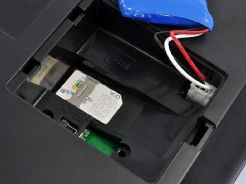 BW 2.4 '' inalámbrico Quadband G/M teléfono móvil de escritorio clásico del TelePhone Para el negocio o la familia (especialmente para la gente más vieja) - negro