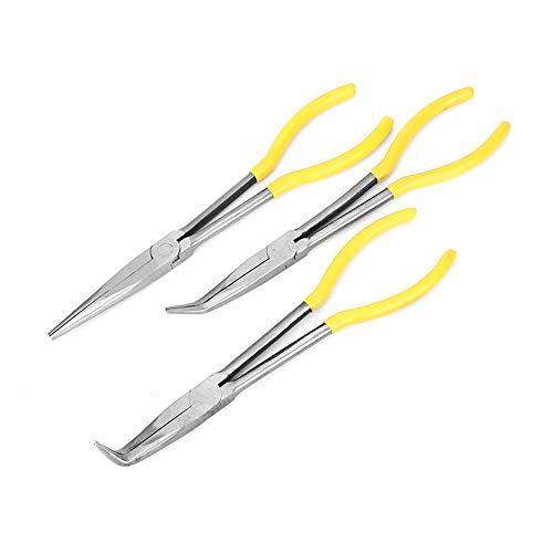 Pinces à bec long pour électriciens de pointe droite - 2