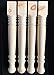 Osborne Farm Dining Table Legs in Knotty Pine (Set of Four), Unfinished Wood Table Legs for Farmhouse or Traditional Designs, Replacement Legs for Dining Table or Desk, Sanded & Ready for Staining