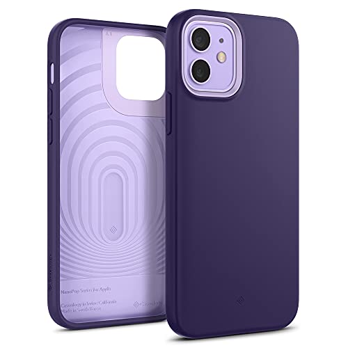 Image of CASEOLOGY Spigen Nano Pop for iPhone 12 Pro /12 Case, iPhone 12 Pro /12 Back Cover - Grape Purple