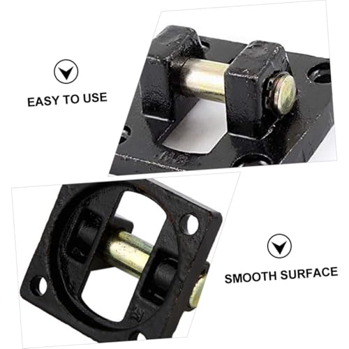 LIGIGWASH Soporte de Montaje para Cilindro de Aire con Base Giratoria de Orificios Accesorio Metálico Resistente y Duradero para Automatización Industrial Fijación Segura y Práctica para