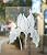 Frosted Glass Interior Door - Lake Arrowhead - 1D Positive Clear - Trees - 28" x 80" - Book/Slab Door - Hickory