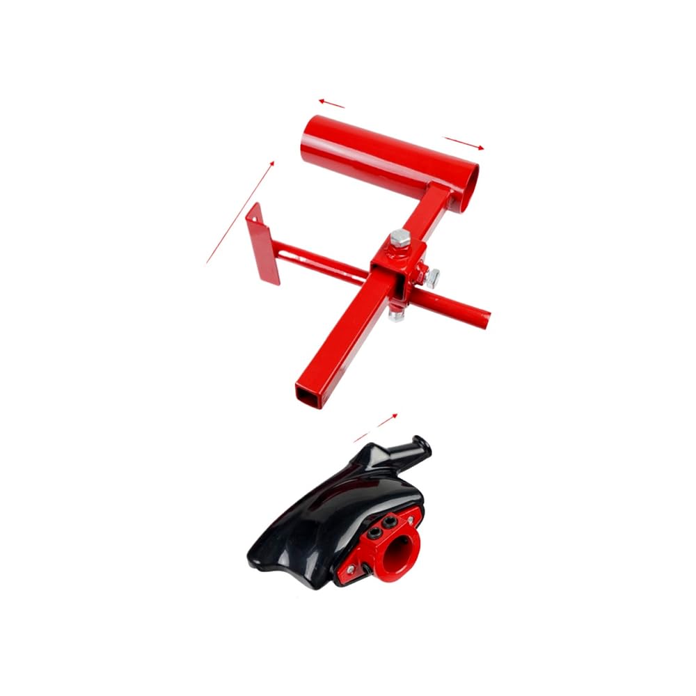 de herramientas para cambiar neumáticos con cabezal de pato y accesorios | Metal Simple | Compatible con una amplia gama de vehículos de pasajeros, y camionetas livianas para