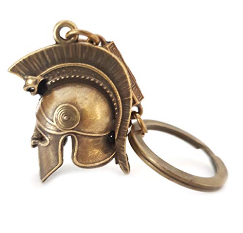 IconsGr Porte-clés avec Casque de Combat Spartiate Ancien