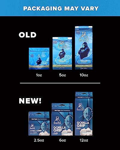 Friction Labs Gorilla Grip 6Oz - Chunky Texture - The New Standard In Chalk For Rock Climbing, Crossfit, And Powerlifting, Now With 100% Recyclable Packaging #TOP1