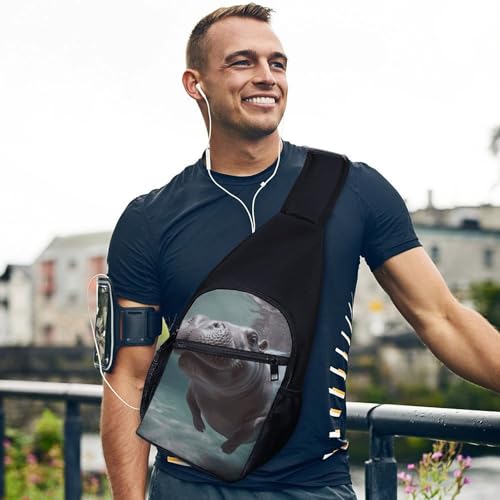 Bolso Sling para Hombre y Mujer, Mochila Pequeña Cruzada miniatura 6