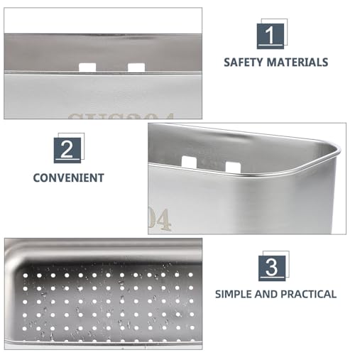 Cesta coladora de filtro para fregadero de acero inoxidable Zerodeko 304 miniatura 3
