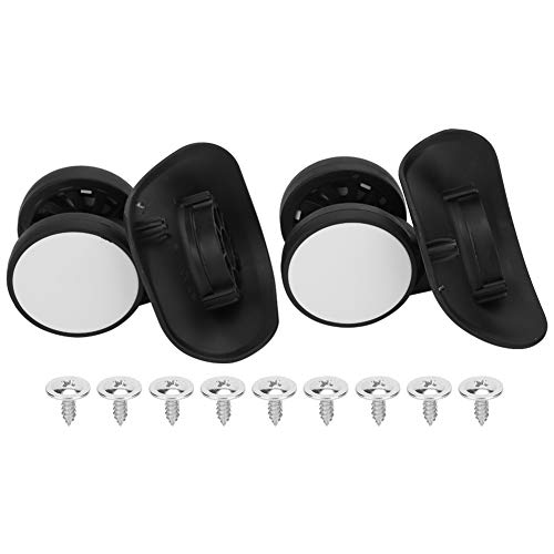 Roda de substituição de bagagem universal resistente à pressão, acessório de mala preta, para mala d