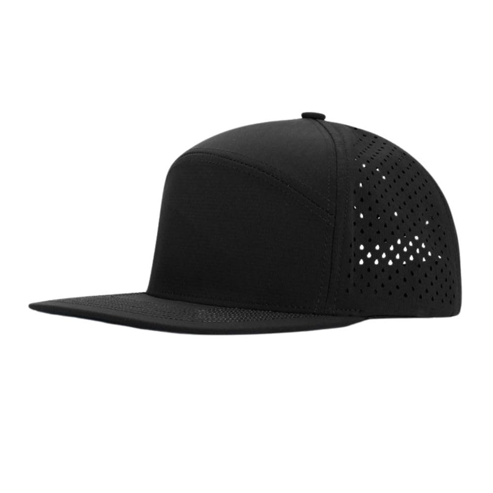 FASHIXD Mesh Snapback Cap for Men Flat Brim Baseball Cap Breathable Golf Hat Adujustable
