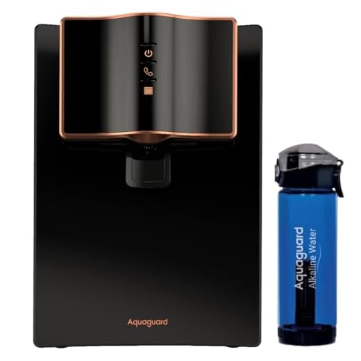 Aquaguard Marvel NXT 10-Stage RO Water Purifier + 1 Complimentary Alkaline Water Bottle | Up to 60% Water Savings | RO+UV+UF+Active Copper Tech | Taste Adjuster | Suitable for all Water Sources