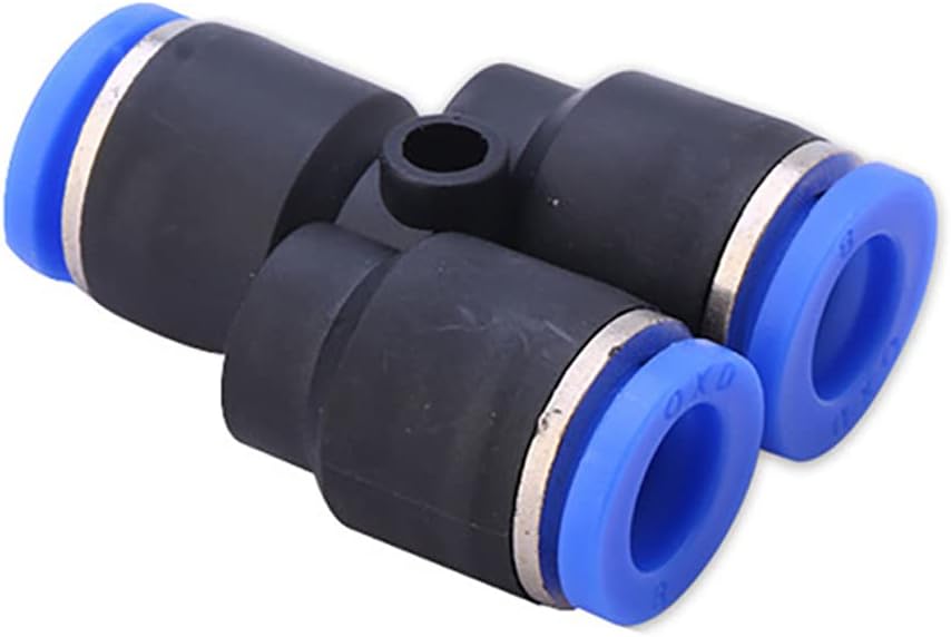 1/2" OD Push to Connect Y Spliter 3 Way Wye Quick Push Lock Adapters (Pack of 10)