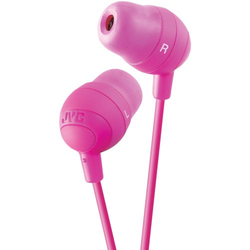 JVC HAFX32P Marshmallow Earbuds, Pink