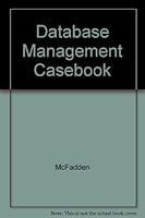 Database Management Casebook 0805360425 Book Cover