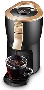 CUNTO TEmkin Bohnen-zu-Tassen-Kaffeemasc... Kaffeemaschine, Einzeltassen-Kaffeemaschine, Latte-Maschine und Cappuccino-Maschine, Dampf-Espressomaschine, Kaffeetassen-Eignung, programmierbar