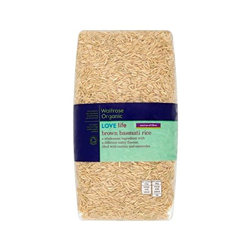 Organic Brown Basmati Rice Waitrose Love Life 1kg Pack