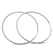 25mm Hoop 925 Sterling Silver Earrings. 25mm in Diameter Super Round High Polish