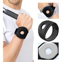 TFCC Wrist Brace for Ulnar Pain Relief & Wrist Wraps Adjustable Wrist Wraps. Wrist Support with Shock-Absorbing Silicone Pad | Universal Black Brace for TFCC Tear, Tendonitis, RSI Sports & Recoverys Black