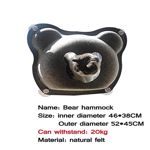Hamac pour chat de qualité supérieure lit suspendu robuste et design bleu L - 8