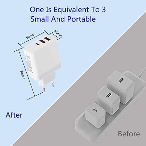 Caricabatterie USB C, QC3.0 caricabatterie PD da