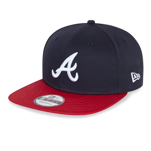 New Era Atlanta Braves MLB Essentials Navy Red 9Fifty Snapback Cap - M - L
