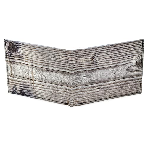 Stitched Dynomighty Tyvek Billfold - Wood Grain Tyvek Billfold (Stitched)