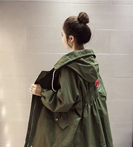 Veste coupe-vent long ample étudiante pour vos balades urbaines et sorties