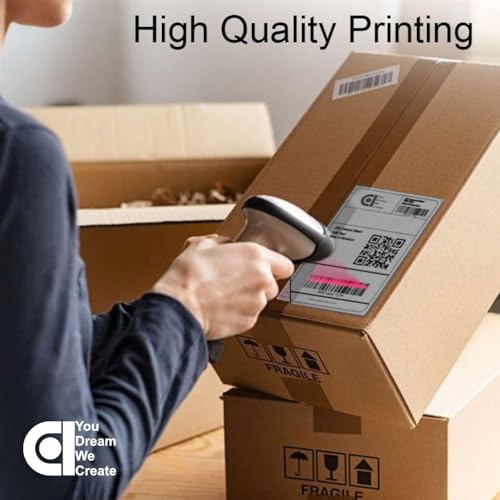 Image of COI 70gsm Thermal Label Printer Paper - 3 inch x 5 inch (75 x 125 mm)| Ideal for Shipping, Parcel, Barcode, and Address Labels - 400 Labels per Roll (Pack of 10)