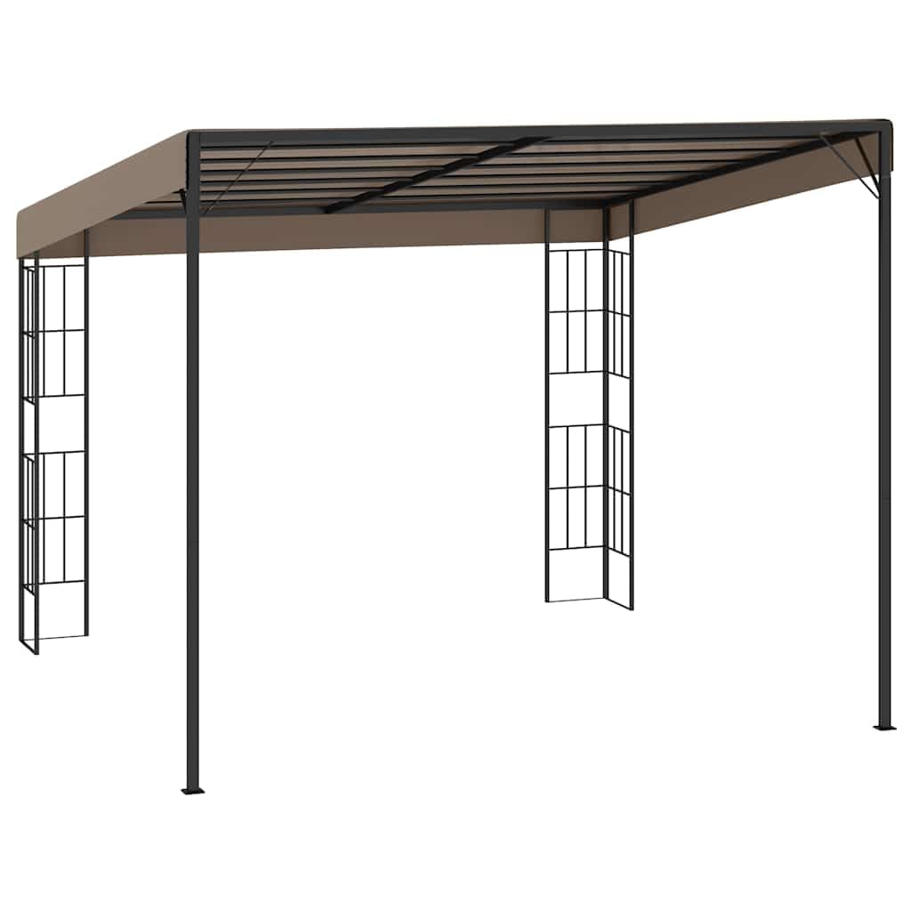 Altana ścienna szara taupe 3x3 m