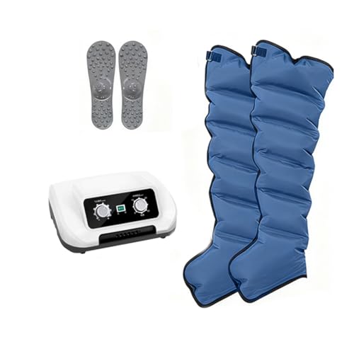 SULQING Masajeador Presoterapia Piernas︱Maquina Presoterapia para Casa 6 Camaras L︱ Drenaje Linfatico Presoterapia︱ Botas Presoterapia Piernas y Abdomen Brazo Completo ︱ para Piernas y Pies Cansados