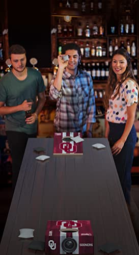 SOAR-NCAA-Tabletop-Cornhole-Game-and-Bluetooth-Speaker-Oklahoma-Sooners