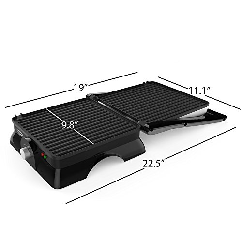 Panini Press Indoor Grill and Gourmet Sandwich Maker, Electric with