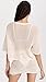 L*Space Coast is Clear Top for Women, Crochet Knit, Featuring Boxy Silhouette & Button Front, Cover Up for Beach & Vacation, Cream, M