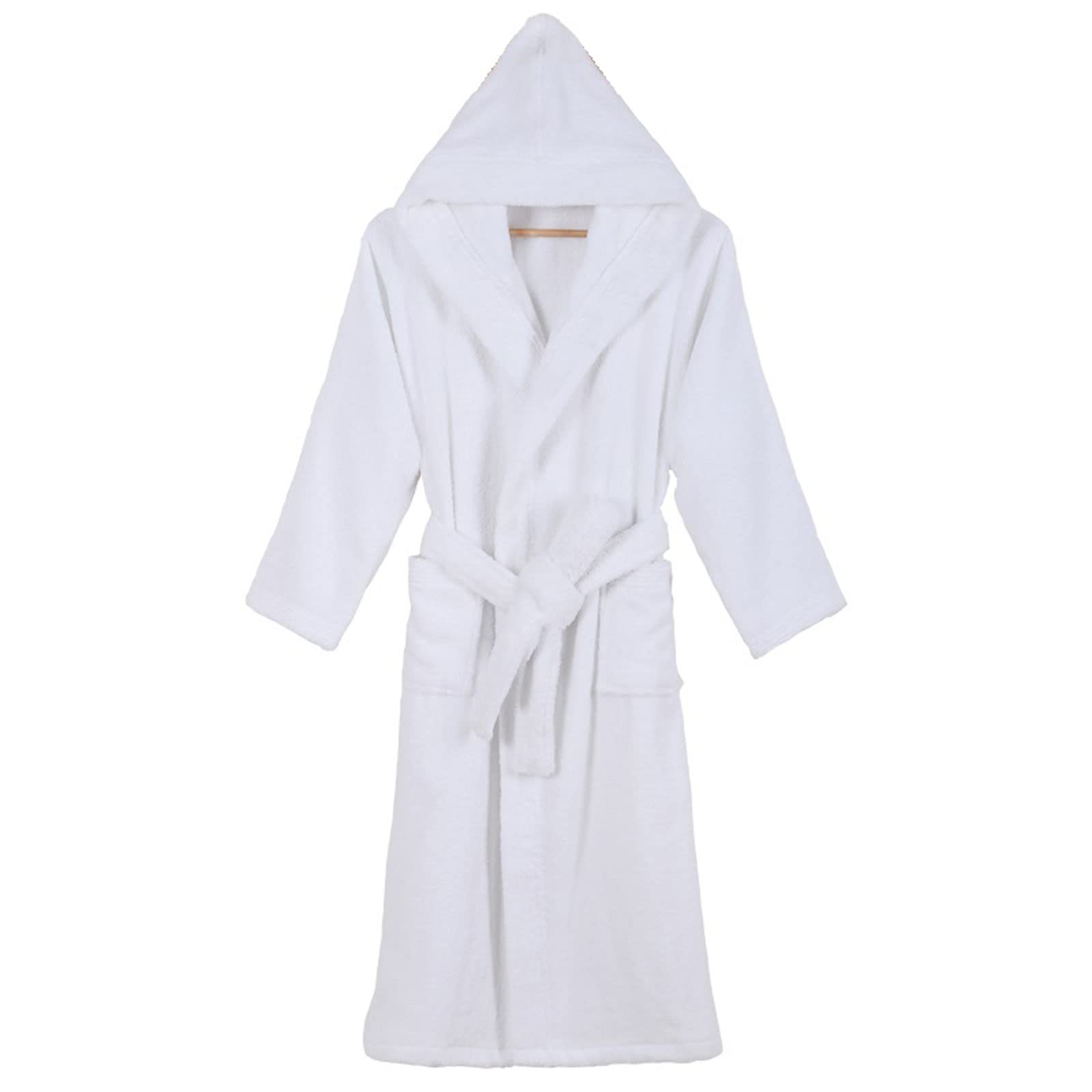 Albornoz de toalla para hombre, albornoz de lujo largo de invierno para hombre, albornoz cálido de talla grande, albornoz de baño, toalla de rejilla suave, bata térmica de lana good