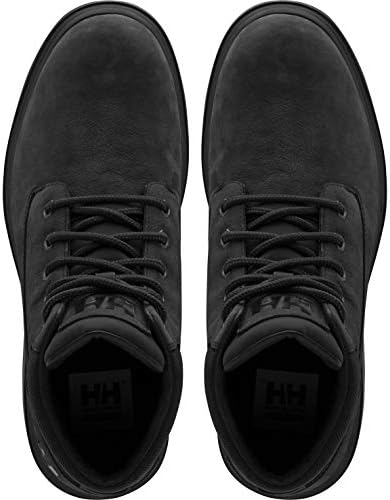 Helly-Hansen Mens Fremont Lighweight Leather Waterproof Winter Boot, 990 Black/Black, 10 | Image 4