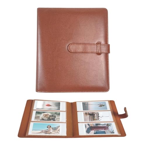HJYDGJ Álbum de fotos, álbum de fotos, miniálbum de fotos, película de 360 bolsillos, 360 bolsillos, adecuado para todos los álbumes de fotos de 2 x 3 pulgadas y almacenamiento de tarjetas, color