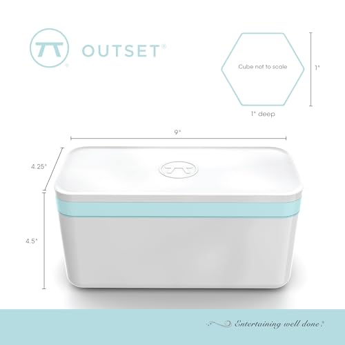 Outset Hexagon Silicone Ice Cube Tray and Storage Bucket, 29 Standard Honeycomb Cubes by Outset - Used condition - Image 7