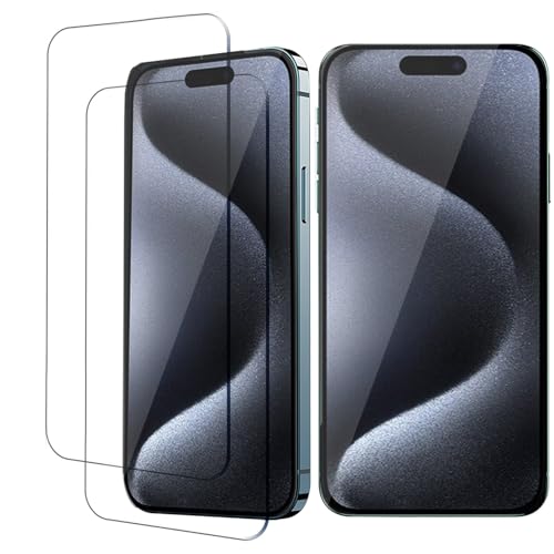 Unov XN[veN^[ (2pbN) iPhone 15 Pro Max 6.7C`Ή XN[veN^[ wh~ 9D Z~bN CAh~ NX^NA 2pbN