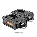 CORHAD 2 Pcs Folding Mountain Pedals Universal Flat Platform Pedals Plastic Design for Adult Bicycles Lightweight and Easy to Use