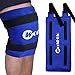 impacco di ghiaccio Ginocchio Gel per il Ginocchiera Involucro riutilizzabile di gel Terapia a freddo caldo per lesioni Spalla, Coscia Sollievo dal dolore veloce (19"x 9,8") - 2 cinghie elastiche