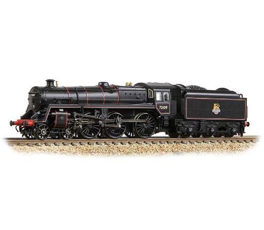 Graham Farish372-727A BR Standard 5MT with BR1B Tender 73109 BR Lined Black Early Emblem N Gauge