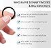 Smart Ring Size Adjuster for Oura Ring Gen 4/3/Samsung Galaxy Ring/Ultra Human Ring AIR/RingConn 2/1, Invisible Accessories for Loose Ring Sizing Kit Fit