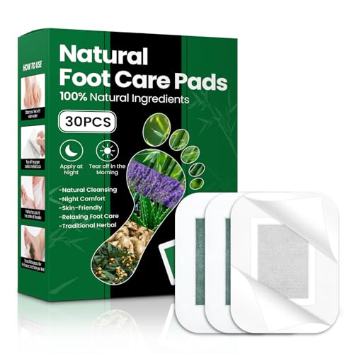 Foot Care Pads, 30 PCS Natural Deep Cleansing Foot...