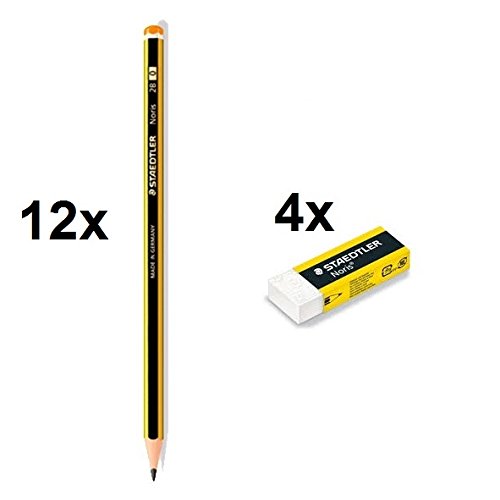 Staedtler 12 Lapices/4 gomme staedtler notis 526
