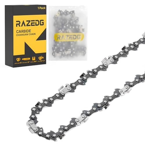 Carbide Chainsaw Chain 18 Inch, 3/8