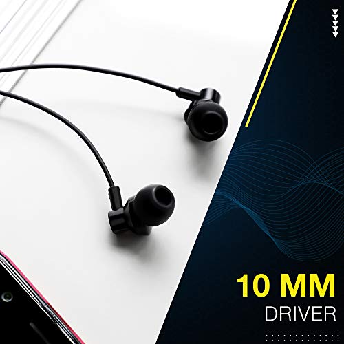 Image of FLiX (Beetel Tone 110 Wired in Ear Earphones with Mic (Black)