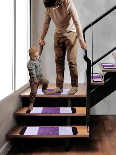 Gloria Rug High Pile Skid-Resistant Rubber Backing Gripper Carpet Stair Treads - Washable Stair Mat Area Rug  thumb #5