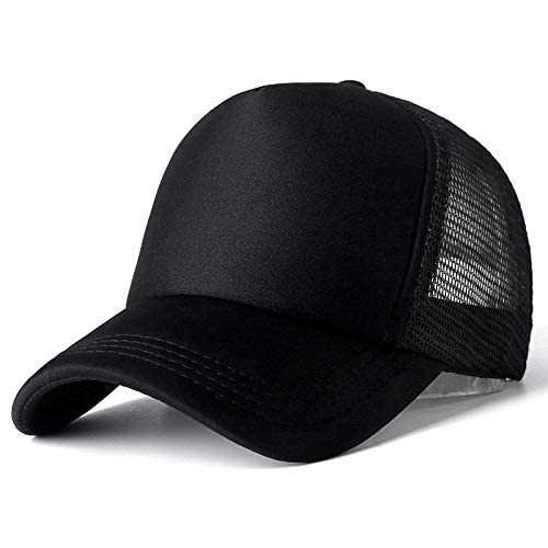 RYTORIA Unisex Half Net Baseball Cap for Men and Women Adjustable Belt Solid Design Pack of 1-picture-17