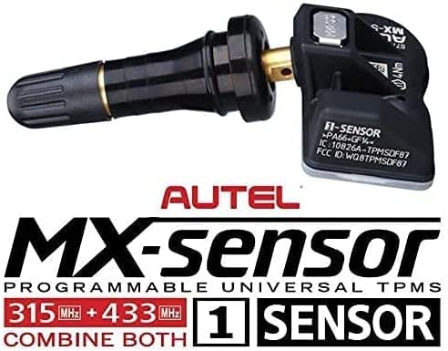 image for Autel Sensor-1 - Dual Frequency 315mhz and 433mhz Rubber Stem MX TPMS 