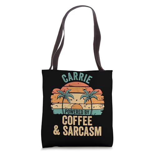 Tote bag Retro Carrie powered by Coffee Sarcasm